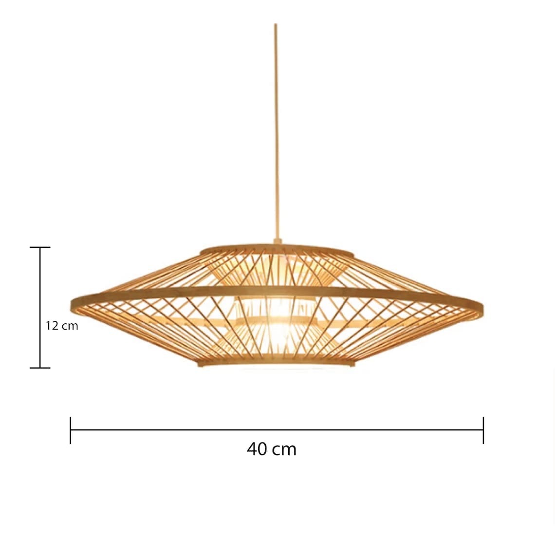 Chic Bamboo Pendant Lamp