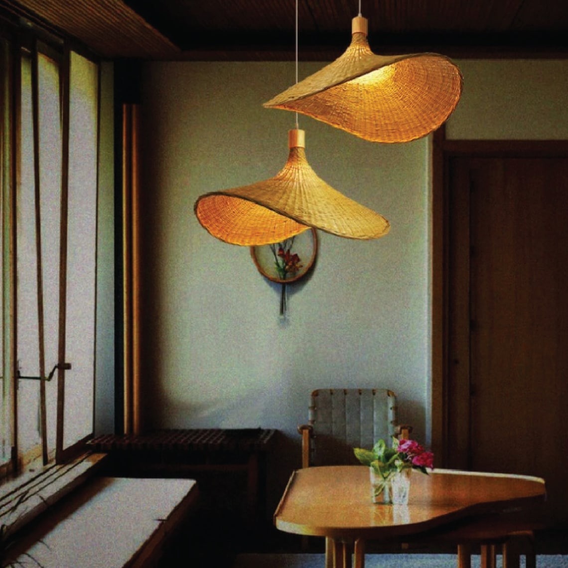 Bamboo Tea Room Ceiling Lights