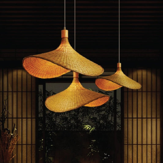 Bamboo Tea Room Ceiling Lights